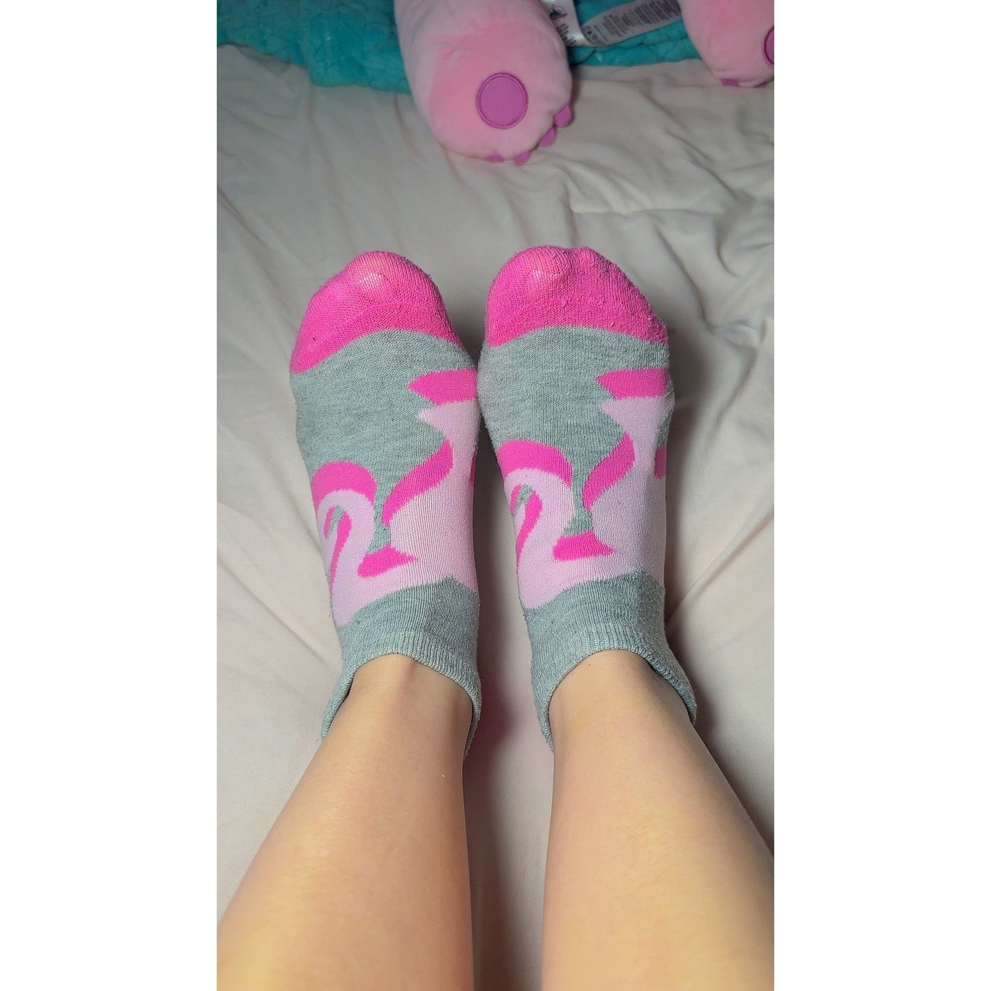 Grey Barbie Ankle Socks